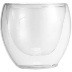   MagicHome Espresso kávé, teáscsésze, duplafalú termosz, 90 ml, 2 db-os csomag