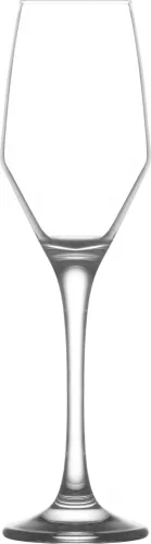 Strend Pro Ella pohár, LAV, pezsgőhöz 230 ml, 49x230 mm, 6 db-os csomag.