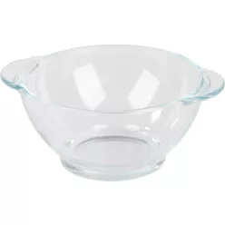   MagicHome üvegtál, kerek, 500 ml, fülekkel, extra erős üveg