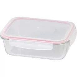   MagicHome üvegedény, téglalap alakú, 1500 ml, zárható fedéllel