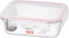 MagicHome üvegedény, téglalap alakú, 1500 ml, zárható fedéllel