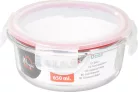 MagicHome üvegedény, kerek ,650 ml, zárható fedővel,