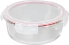 MagicHome üvegedény, kerek ,1300 ml, zárható fedővel,
