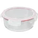 MagicHome üvegedény, kerek ,1300 ml, zárható fedővel,