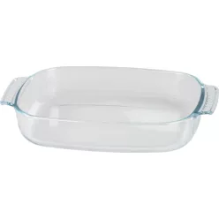  MagicHome sütőtál, üveg, téglalap alakú, 2000 ml