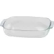 MagicHome sütőtál, üveg, téglalap alakú, 3900 ml