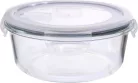 MagicHome üvegedény, kerek ,950 ml,fedővel, légtelenítő szeleppel