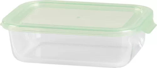 MagicHome üvegedény, téglalap alakú, 1000 ml, tetővel