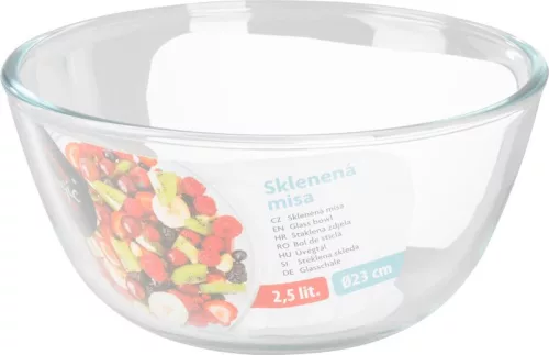 MagicHome üveg salátástál 2,5 L
