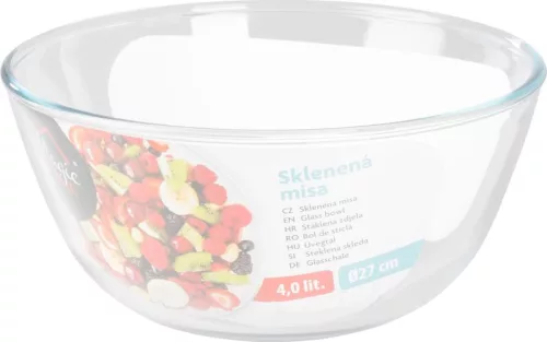 MagicHome üveg salátástál 4 L