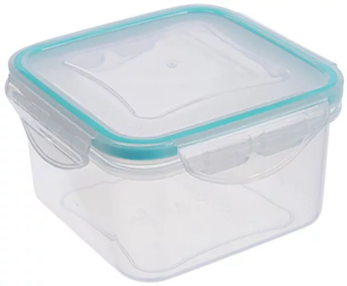 MagicHome ételtároló, 400 ml, szögletes, zárható fedővel