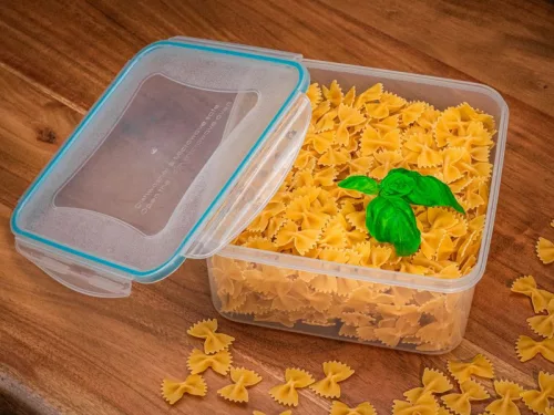 MagicHome ételtároló, 3000 ml, szögletes, zárható fedővel
