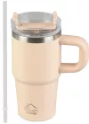 MagicHome termoszbögre, 550 ml, szívószállal, rozsdamentes acél