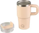 MagicHome termoszbögre, 550 ml, szívószállal, rozsdamentes acél