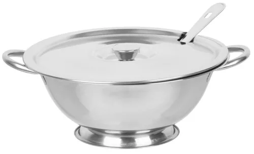 MagicHome levesestál merőkanállal, 3000 ml, rozsdamentes acél