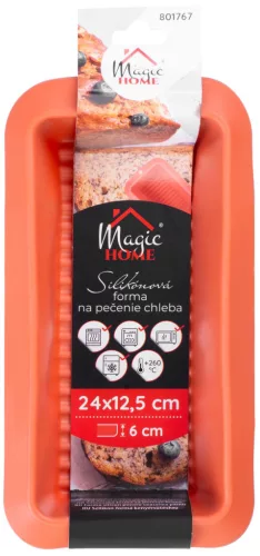 MagicHome sütőforma, kenyérhez, cipóhoz, szilikon, 24x12,5 cm