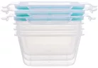 MagicHome ételtároló készlet, 3 db-os készlet, 600 ml, zárható