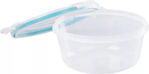 MagicHome ételtároló, 700 ml, kerek, zárható, 3 db-os
