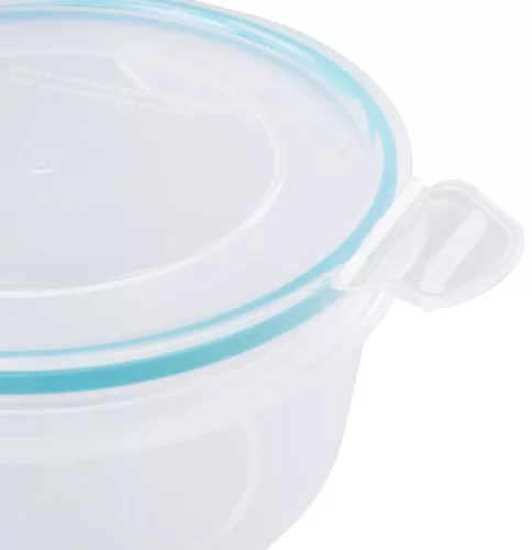 MagicHome ételtároló, 700 ml, kerek, zárható, 3 db-os