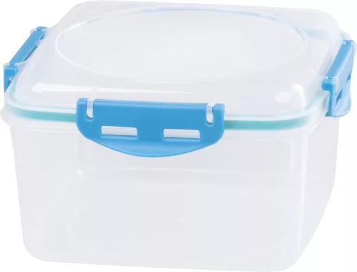 MagicHome ételtároló 3 db-os, 1200 ml, szögletes, zárható fedővel