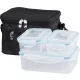 MagicHome ételtároló készlet termotáskával, 3 db, 1x 1500 ml + 2x 500 ml
