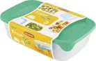 Curver® élelmiszer tároló, 3 db-os készlet, 500/1000/2000 ml,menta/szürke/barack színű