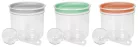 Curver® tárolóedény 1000 ml, mérőkanállal, menta/szürke/barack