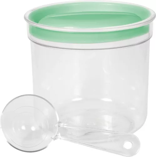 Curver® tárolóedény 1000 ml, mérőkanállal, menta/szürke/barack