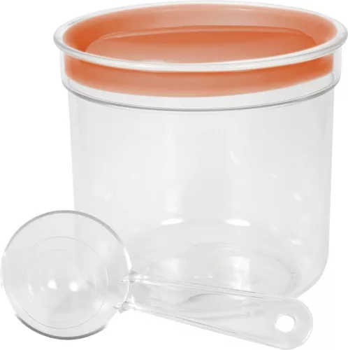 Curver® tárolóedény 1000 ml, mérőkanállal, menta/szürke/barack