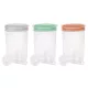 Curver® tárolóedény 1700 ml, mérőkanállal, menta/szürke/barack
