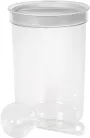 Curver® tárolóedény 1700 ml, mérőkanállal, menta/szürke/barack