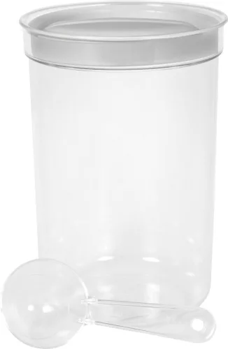 Curver® tárolóedény 1700 ml, mérőkanállal, menta/szürke/barack