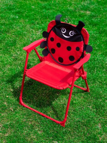 Strend Pro kerti napernyő+asztal+2 db szék,katicabogár