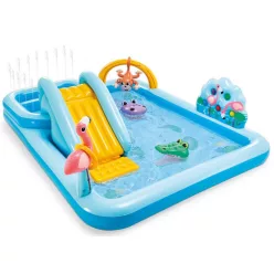   Strend Pro Intex® gyerekmedence, felfújható,244x198x71 cm,dzsungel