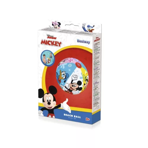Strend Pro Bestway® Mickey és barátai felfújható strandlabda gyerekeknek, 51 cm