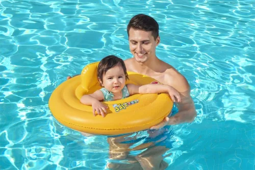 Strend Pro Bestway® felfújható kerek gyermekülés vízhez, 69 cm