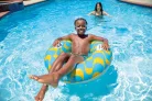 Strend Pro Intex® felfújható úszógumi kapaszkodóval,91 cm