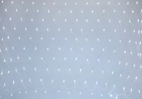  MagicHome MULTI CONNECT karácsonyi fényfüzérháló, 160 hideg fehér LED, folyamatos világítás