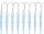MagicHome Icicle karácsony jégcsapok, 65x jégkék LED,8 funkció,230 V, 50 Hz,IP44,kültéri világítás