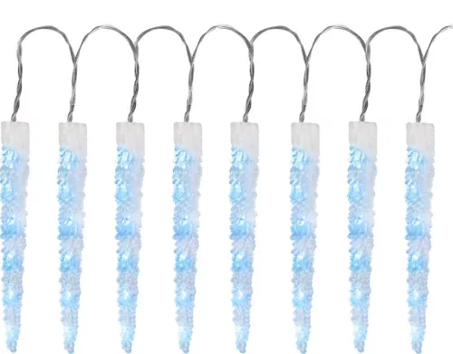 MagicHome Icicle karácsony jégcsapok, 65x jégkék LED,8 funkció,230 V, 50 Hz,IP44,kültéri világítás