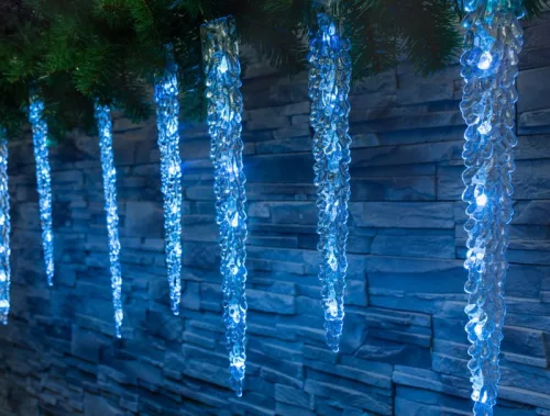MagicHome Icicle karácsony jégcsapok, 65x jégkék LED,8 funkció,230 V, 50 Hz,IP44,kültéri világítás