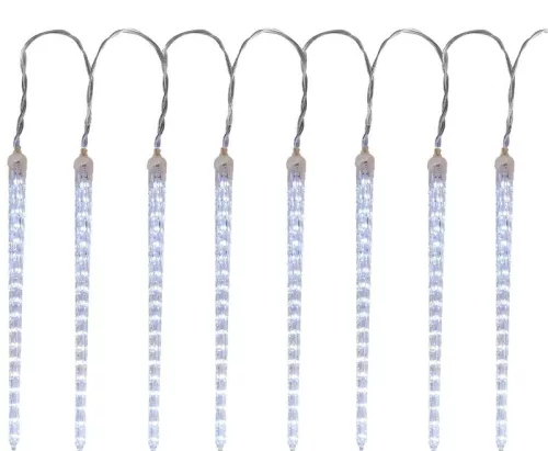 MagicHome Icicle karácsony jégcsapok, 356x hideg fehér LED,16 db jégcsap, vízeséshatás