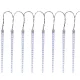 MagicHome Icicle karácsony jégcsapok, 356x hideg fehér LED,16 db jégcsap, vízeséshatás