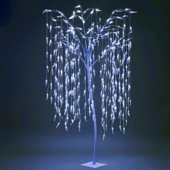 MagicHome karácsonyi fűzfa, 384 LED, hideg fehér, 180 cm