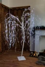 MagicHome karácsonyi fűzfa, 384 LED, hideg fehér, 180 cm