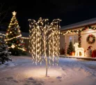 MagicHome karácsonyi fűzfa, 384 LED, meleg fehér, 180 cm