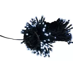   MagicHome karácsonyi függőleges fényfüzér időzítővel, 216xLED, hideg fehér, 5+8 funkció, 1,8 m