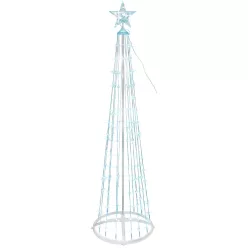   MagicHome karácsonyfa dekoráció,190xLED, hideg fehér, műanyag-réz, 50x180 cm