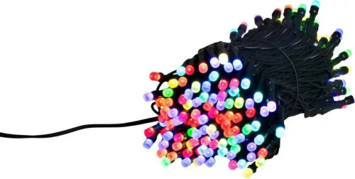 MagicHome karácsonyi fényfüzér vezérlővel, 200xLED, vegyes színek, 17 m