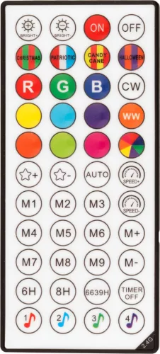 MagicHome karácsonyi fényfüzér vezérlővel, 200xLED, vegyes színek, 17 m